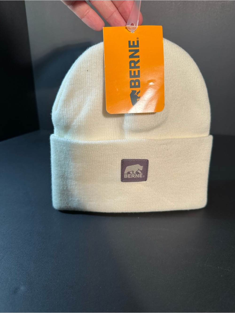 NWT Berne Heritage Knit Cuff Beanie OSFM White Style #H150WH Unisex